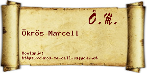 Ökrös Marcell névjegykártya